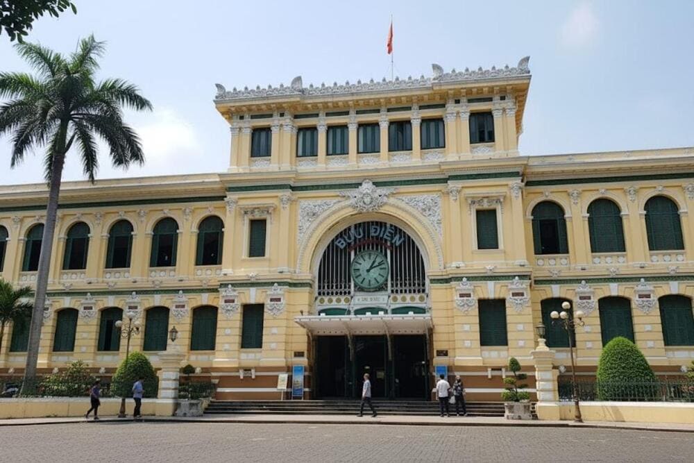 Cảm nhận kiến trúc Sài Gòn xưa tạo Bưu điện Thành phố.